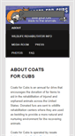 Mobile Screenshot of coatsforcubs.org